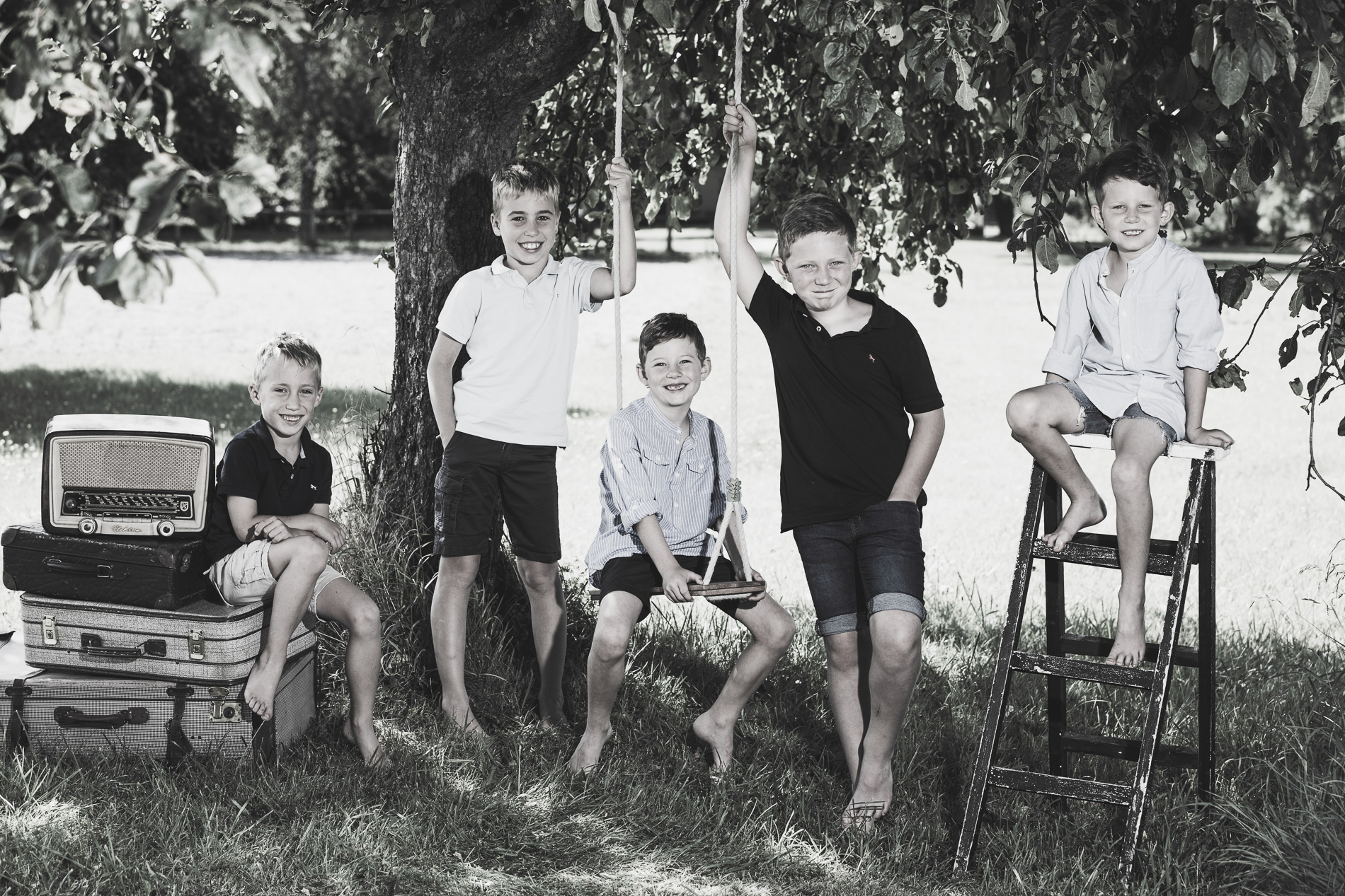 Familienshooting mit Inventar