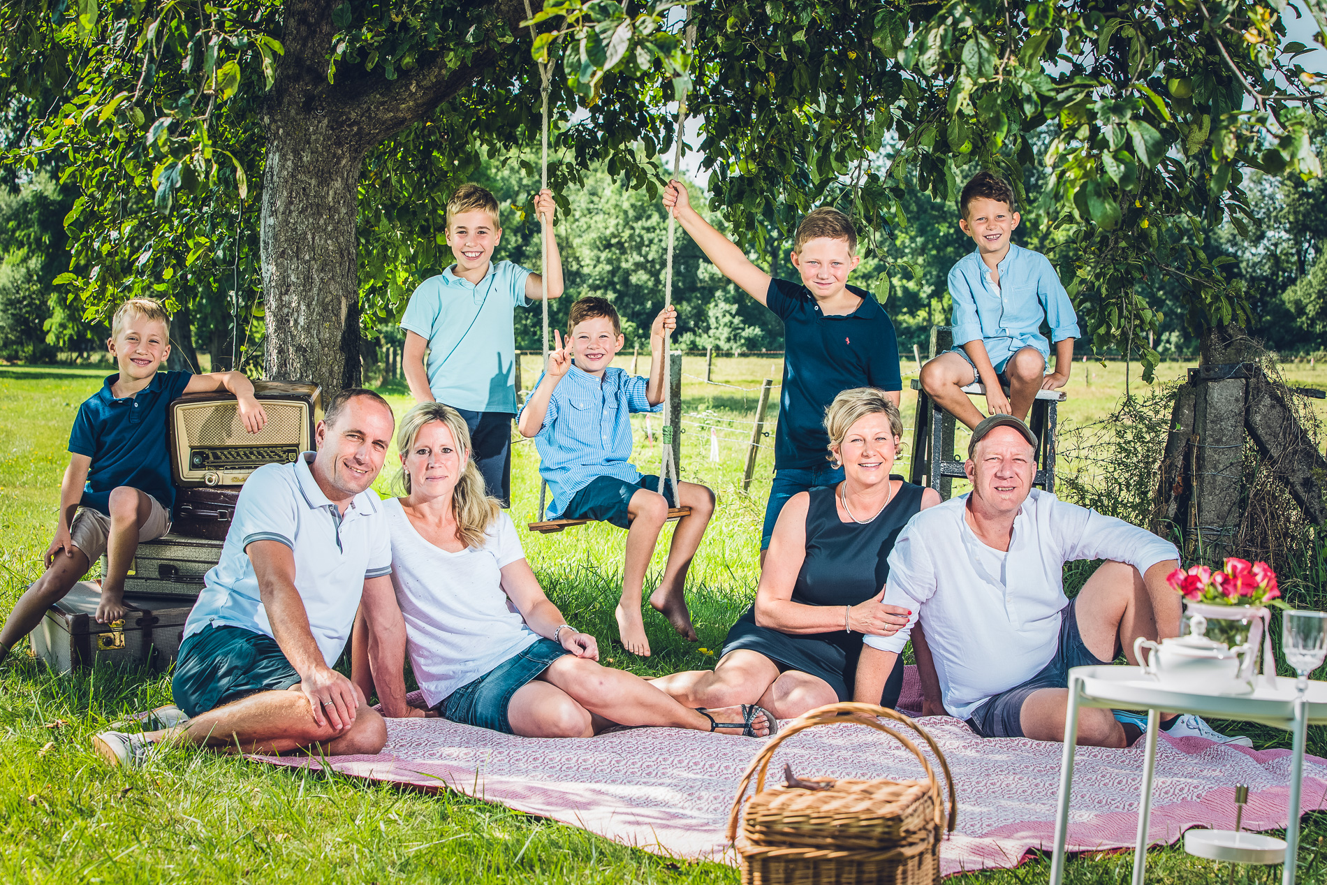 Familienshooting Picknick